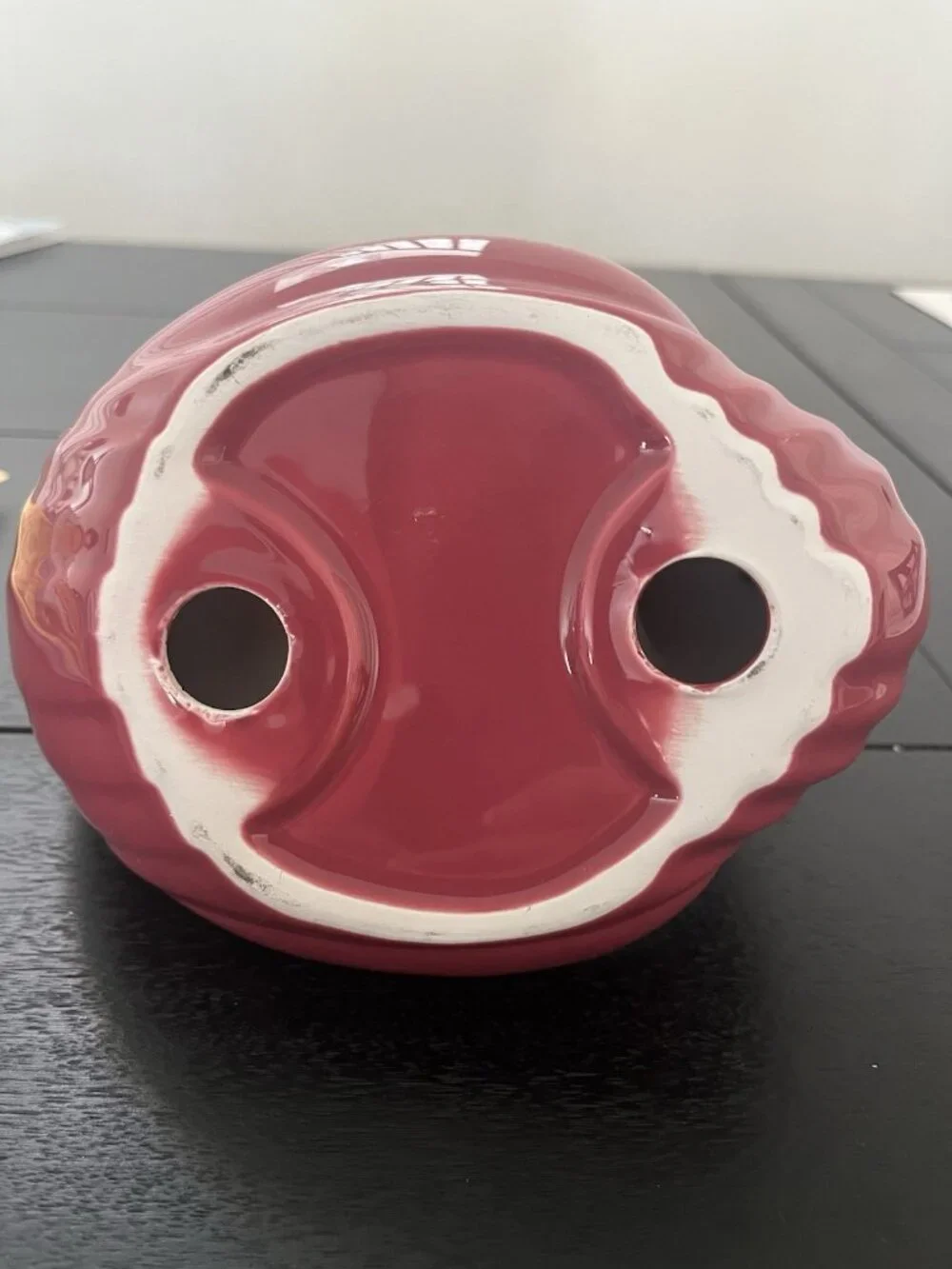 Vintage Pink Ceramic Swan Towel Holder 80s Retro Bathroom Washcloth Decor 7